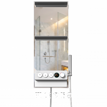 Душевая панель CEBIEN CANVAS white | grey | mirror