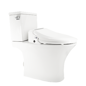 Комплект (Напольный сифонный унитаз World Bath с горизонтальным выпуском WB-320 + Крышка-биде Senspa JK-1000 L)
