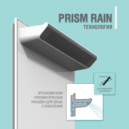 Душевая панель CEBIEN CANVAS white | grey | mirror | Официальный магазин SensPa