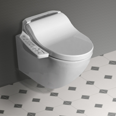Комплект (Подвесной унитаз Senspa JCU-2112 + Крышка-биде Senspa JK-750 (U) | Официальный магазин SensPa