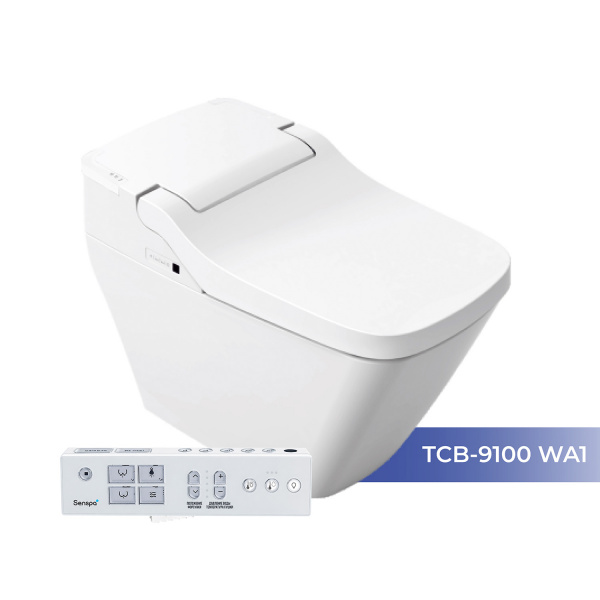 Электронный унитаз биде Senspa Tankless TCB 9100 GA1/WA1 | Официальный магазин SensPa